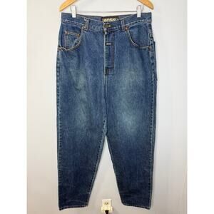 BOSS Vintage Baggy Denim Blue Jeans Y2K Size 34x34